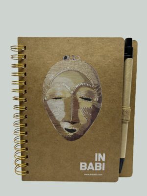 Carnet modèle le masque baoulé - In Babi