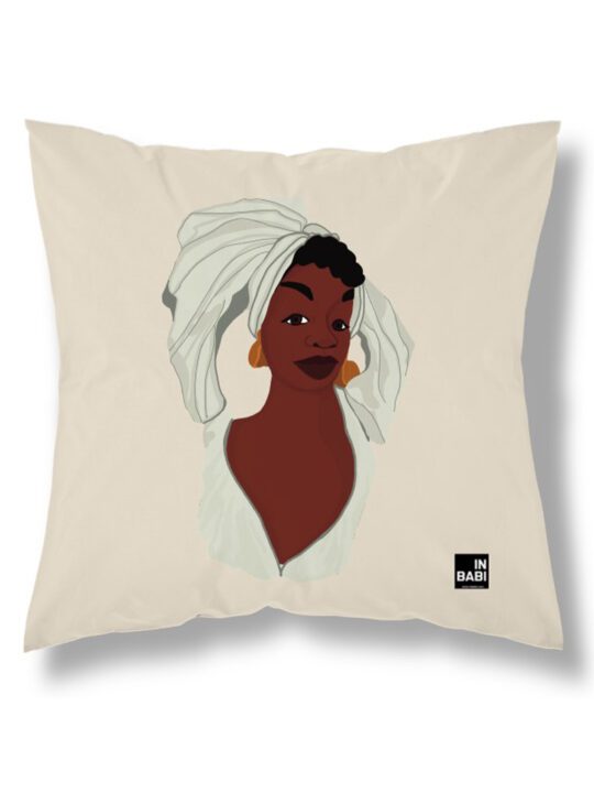 Housse coussin modèle la dame de Libreville - In Babi