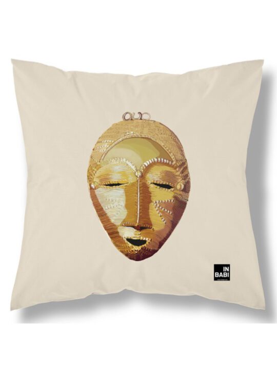 Housse coussin modèle le masque baoulé - In Babi