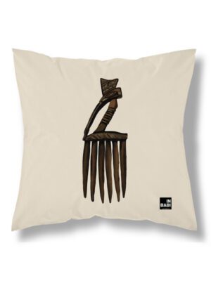 Housse coussin modèle peigne traditionnel homme - In Babi