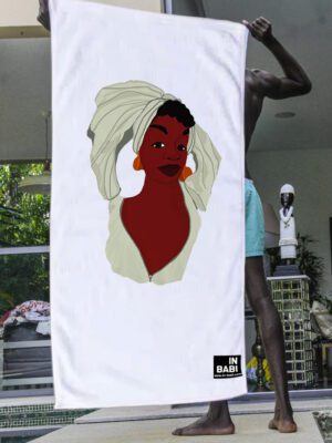 Serviette modèle la dame de Libreville - In Babi