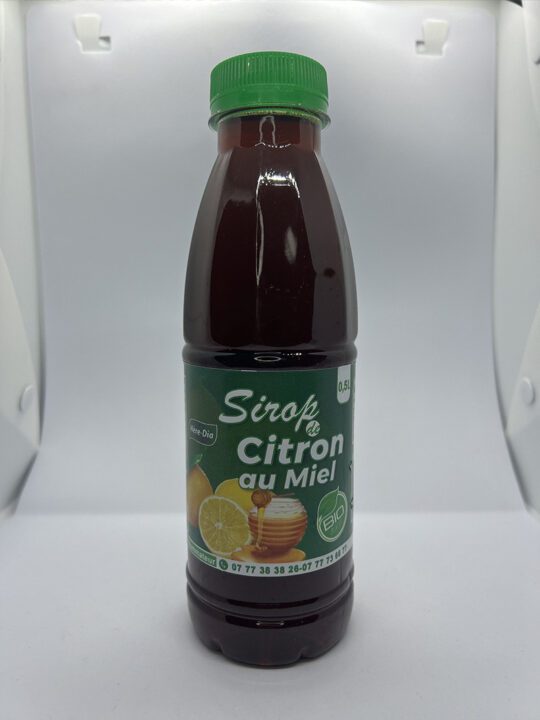 Sirop miel citron 0 5L - Cachothé