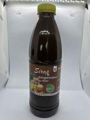 Sirop miel gingembre 1L - Cachothé