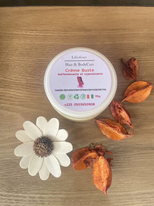 Crème buste raffermissante et rajeunissante - 100g - Lifeofcoco hair and bodycare