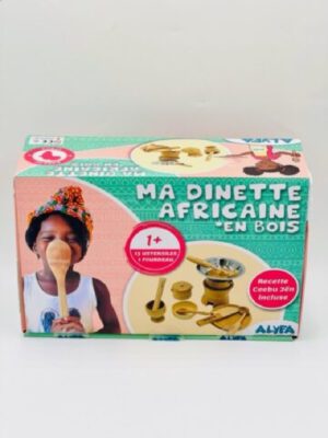 Dinette africaine en bois - Alyfa