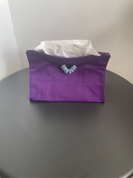 Etui à mouchoir violet - In Babi