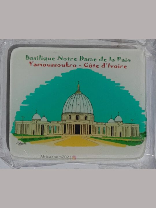 Magnet la basilique de Yamoussoukro - Africa’s Zoom & Drawing