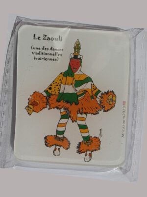 Magnet masque Zaouli - Africa’s Zoom & Drawing