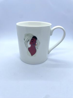 Mug en porcelaine modèle dame de libreville - In Babi