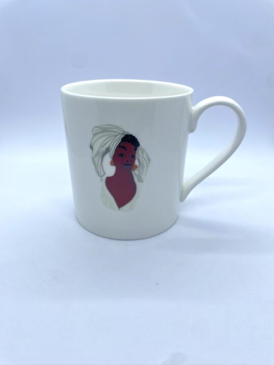 Mug en porcelaine modèle dame de libreville - In Babi