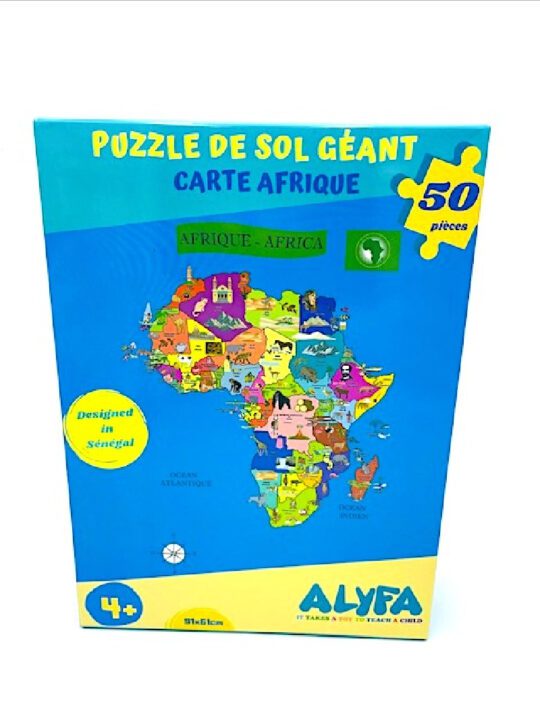 Puzzle de Sol Géant Carte Afrique - Alyfa