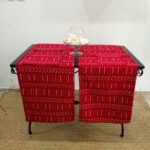 Runner en pagne rouge - Lafia Design