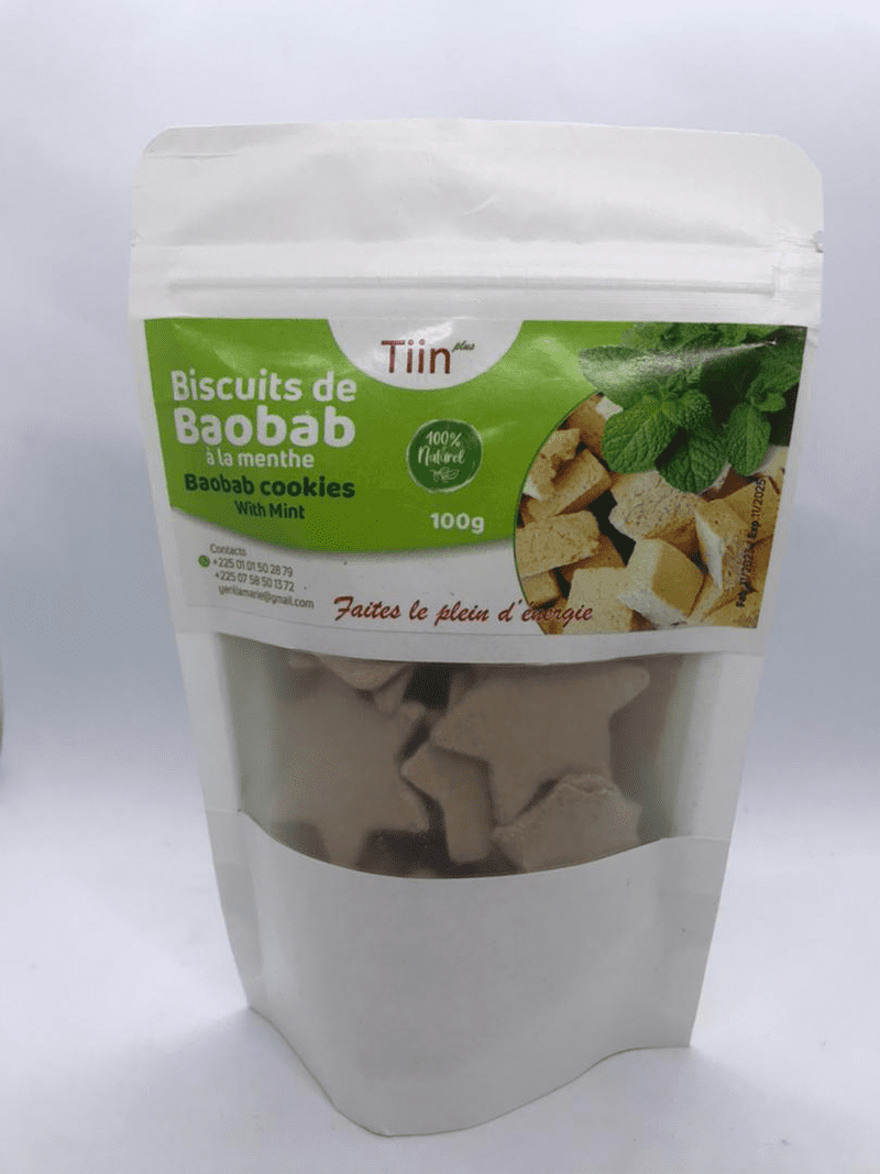 BISCUITS DE BAOBAB A LA MENTHE - TIIN